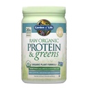 Zahrada života syrové organické bílkoviny & zelené světle sladké, Vegan protein prášek pro ženy a muže, rostlinný a pea protein, zelené, probiotika, gluten zdarma nízký karb Shake Made Wiry 20 Servings