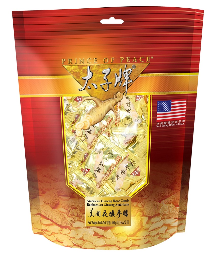 Princ of Peace American Ginseng Root Candy (1 libra)