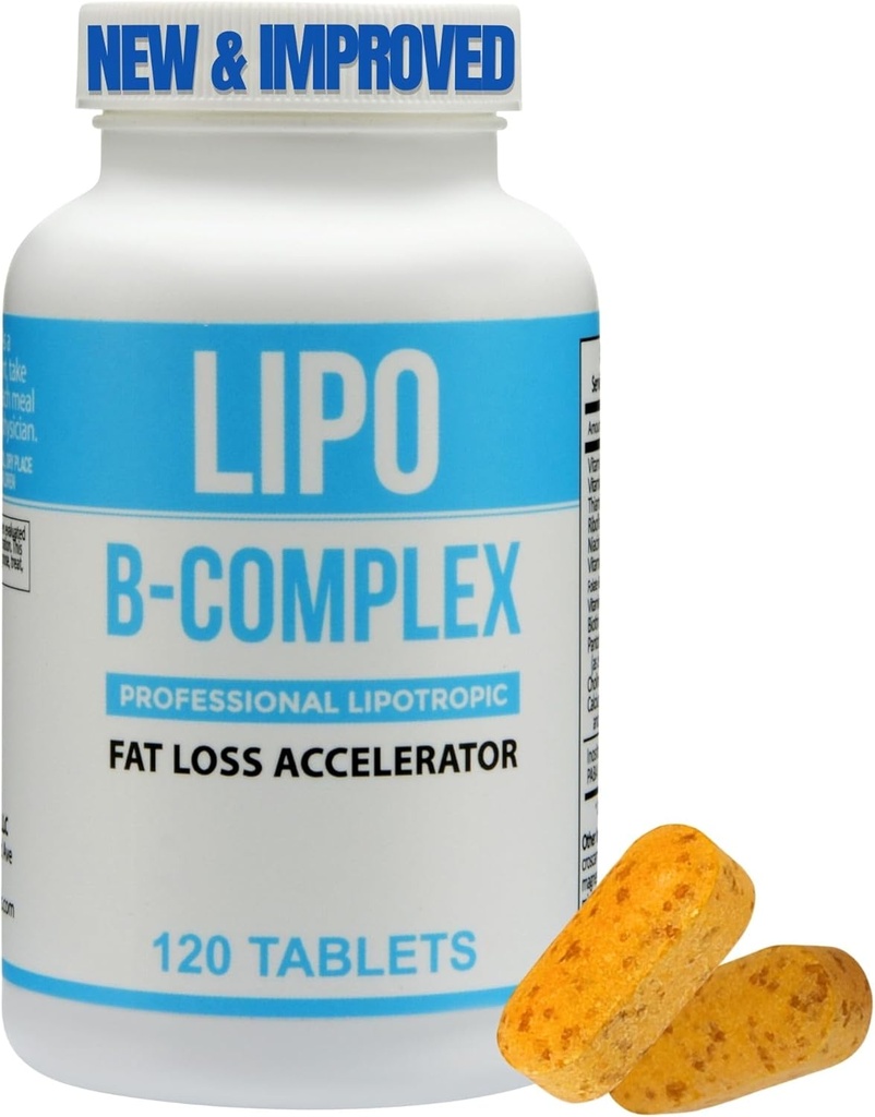 Lipo BC, Lipo B-Complex 120 Tablety - Zlepšené, stejné důvěryhodné Lipo BC Formulace Mínus Harsh Povrchová ingredience - Čistější ingredience pro optimální výsledky. Legere Pharmaceuticals