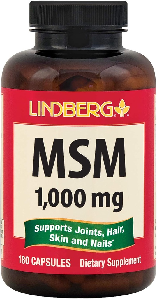 MSM Kapsle 124; 1000mg PHARMAR 124; 180 GARMAR 124; Síra PHARMAR 124; Non GMO, gluten zdarma doplněk PHARMAL 124; od Lindberg