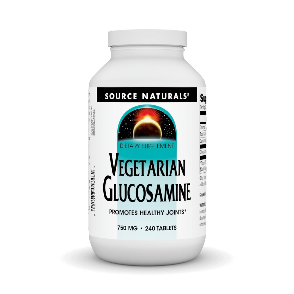 Zdroj Naturals Vegetarian Glucosamine, Promotes Health Joints * 750 mg Tablet - 240 Počet