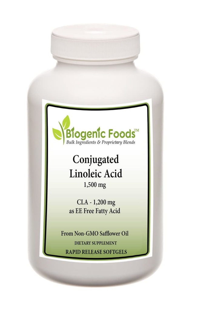 Konjugovaný linoleový kyselý olej - bez mastné kyseliny 1 200 mg přírodní sourced CLA - 1 500 mg - 60 tobolek