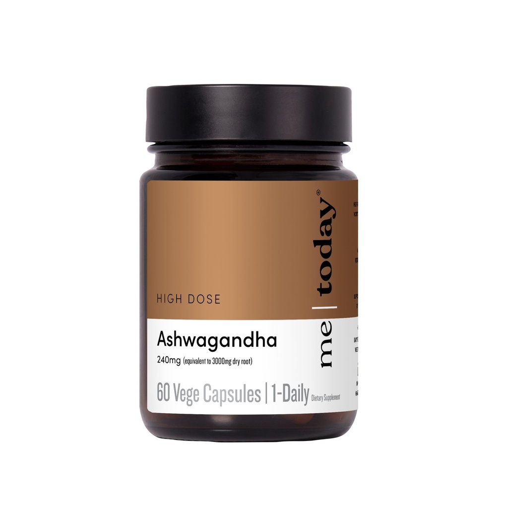 me today Ashwagandha Dodatek Kapsle 3000 mg -Vysoká síla Adaptogen Dodatek pro Stress Relief, Duševní Clarity & Focus - Vegan, Natural Daily Wellness Formule, 60 Služeb.