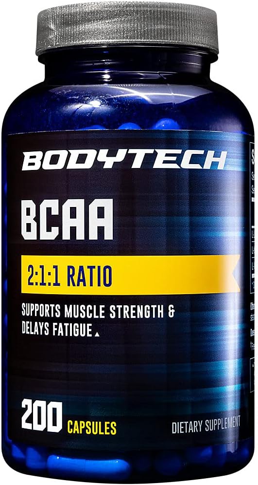 BODYTECH BCAA - 2: 1: 1 Poměr (200 tobolek)