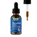 Zvířecí Essentials Tranquility Blend for Dogs & Cats - Příplatek k uklidnění, kořen, tekuté kapky, Bylinná formule - 1 Fl Oz