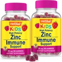 WellYeah Zink pro děti 25mg gumové - Imunitní systém a antioxidant Support - Skin Health, Maximum Strength Children Zinek Supplement Imunobooster Gummy - GMO- Free, Vegan - 60 gummies (2)
