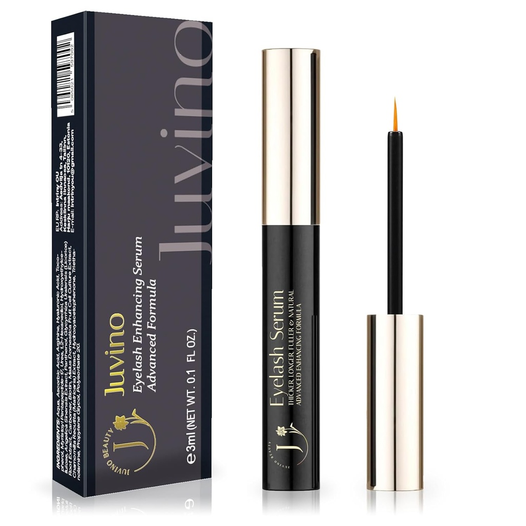 Eylash Growth sérum pro zvýšení lashy: 5ml přírodní posilovač Formule - Pokročilý Enhancer pro tlustší, delší řasy - Jemné a veganské (0.1 Fl Oz (balení po 1), bez vůně)