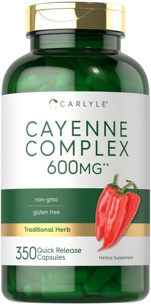 Carlyle Cayenne Pepper Kapsle 600mg 600mg Př