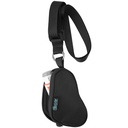 Beautylier Asthma Inhaler Případ Lanyard Holder Keychain Travel Handy Mini Bag pro dospělé a děti, Nezahrnuje Inhaler (Black)