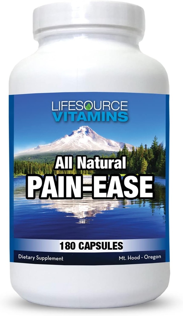 LifeSource Vitamíny Všechny přírodní bolest Ease - 20 Synergistické Byliny a enzymy, které přirozeně a bezpečně podporovat: bolesti hlavy a migrény - kolena - ramena - spony - bolest nohou - napětí