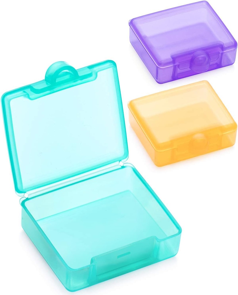 Sukuos Malé Pill Box 3 ks, Roztomilý cestovní Pill Pouzdro Denní Pill Pořadatel Portable pro kapesní kabelku pro doplňky vitamin Fish Oil, Snadno čisté