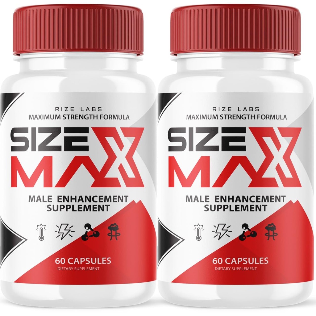 rize laboratoře Velikost Max pilulky pro muže, Velikost Max přírodní a efektivní kapsle, Velikost Max podporuje Tělo Provést delší a lepší, Velikost Max dodatek Recenze (120 Kapsle) (Balení 2)
