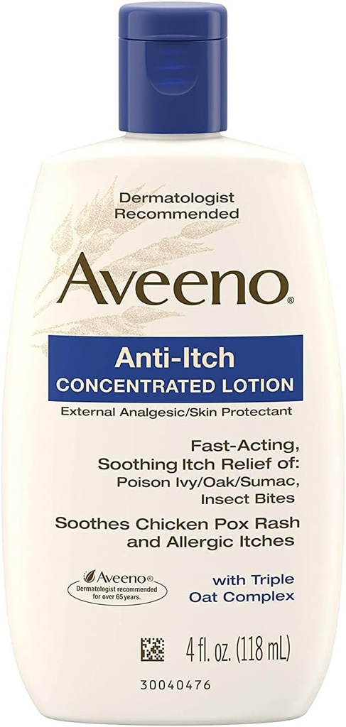 AVEENO Anti- Itch Lotion 4 oz (3 balení)