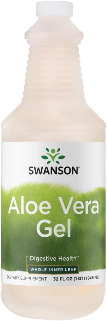 Swanson Premium Brand Aloe Vera Gel 32 fl Ounce (1 Qt) (946 ml) - balení po 1 ks