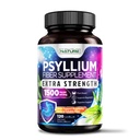 Psylium Husk Kapsle 1500mg - Přírodní rozpustné fiber pilulky s práškem Psylium Husk - Podporuje stravitelné Gut a colon zdraví - Non- GMO, gluten- zdarma, Vegan - 120 Kapsle
