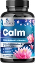 Přírodní klid, Unwind & Relax Support - Ashwagandha, GABA, Magnesium, L-Theanine & More - Přírodní soustředění, Energie a imunitní podpora - Nature 's Non- GMO, Vegan, Gluten Free, Lahve v USA - 120 Kapsle