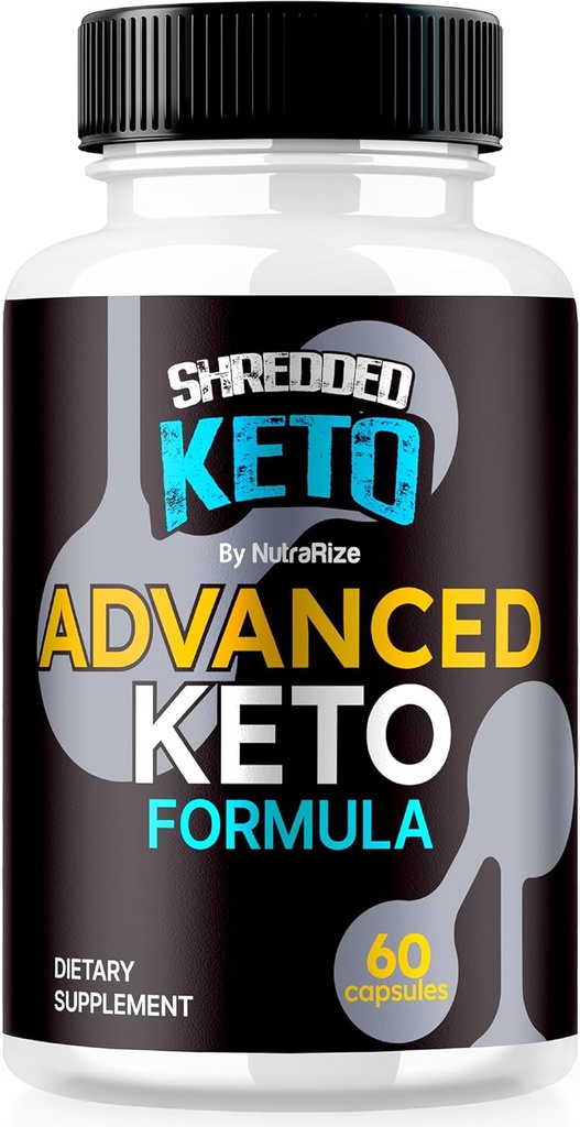 Roztržené Keto pilulky, Premium Keto Short Weight Loss Kapsle, Všechny přírodní Keto doplněk k podpoře Fitness a Body Cíle, Oficiální Shredded Keto Recenze (60 Kapsle)