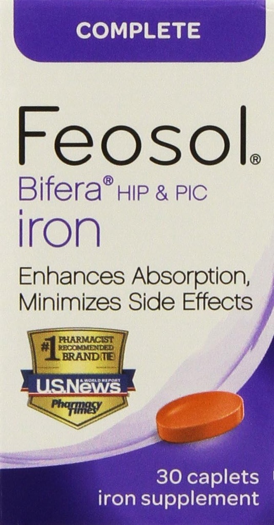Feosol Kompletní s Bifera, 30 Počet (Balení po 2)