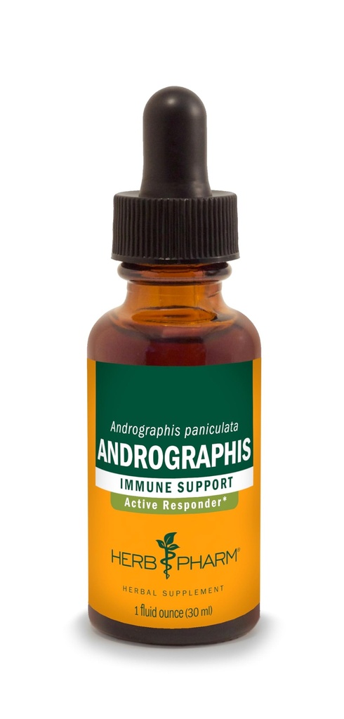 Herb Pharm Andrographis tekutý extrakt pro podporu imunitního systému, 1 Fl Oz (balení po 1) (DANDRO01)