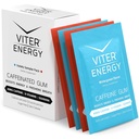 Viter Energy Caffeined Gum 60mg Caffeine, B Vitamíny, Guarana, Cukr zdarma. (Variety, 2ks, 4 Pack)