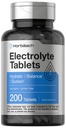 Horbäach Electrolyte tablety 124; 200 Počet 124; Vegetariánské 124; Keto- Friendly 124; Non- GMO, a gluten Free Hydration Dodatek