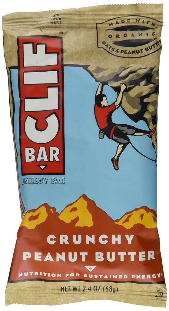 Cliff Bar Clif Bar, Og, Crnch Pnt Btr, 2.40-Ounce (balení po 12)