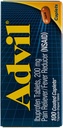 Advil Pain Reliever / Horečka Reducer 200mg Kaplety - 100 Ct, balení po 3 ks