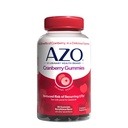 AZO Cranberry Močové Trakt Zdraví Gummies Dietní dodatek 2 Gummies = sklo Cranberry Juice pomáhá čistit chránit přírodní Berrylicious Flavor Gummies, Non- GMO, 40 Počet