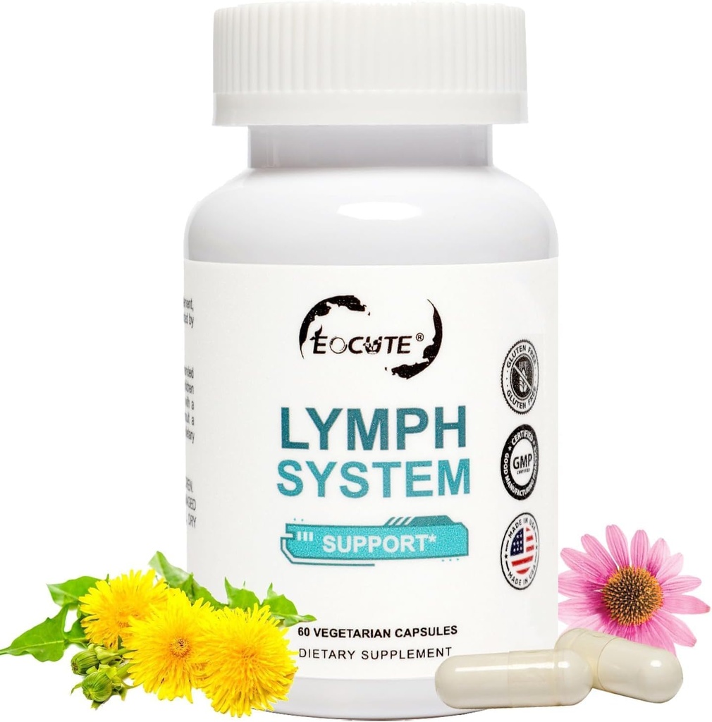 Lymfa System Support Supplementary - Lymfatický Drainment Supplementary with Echinacea purourea Extract, Dandelion Extract 60 Count
