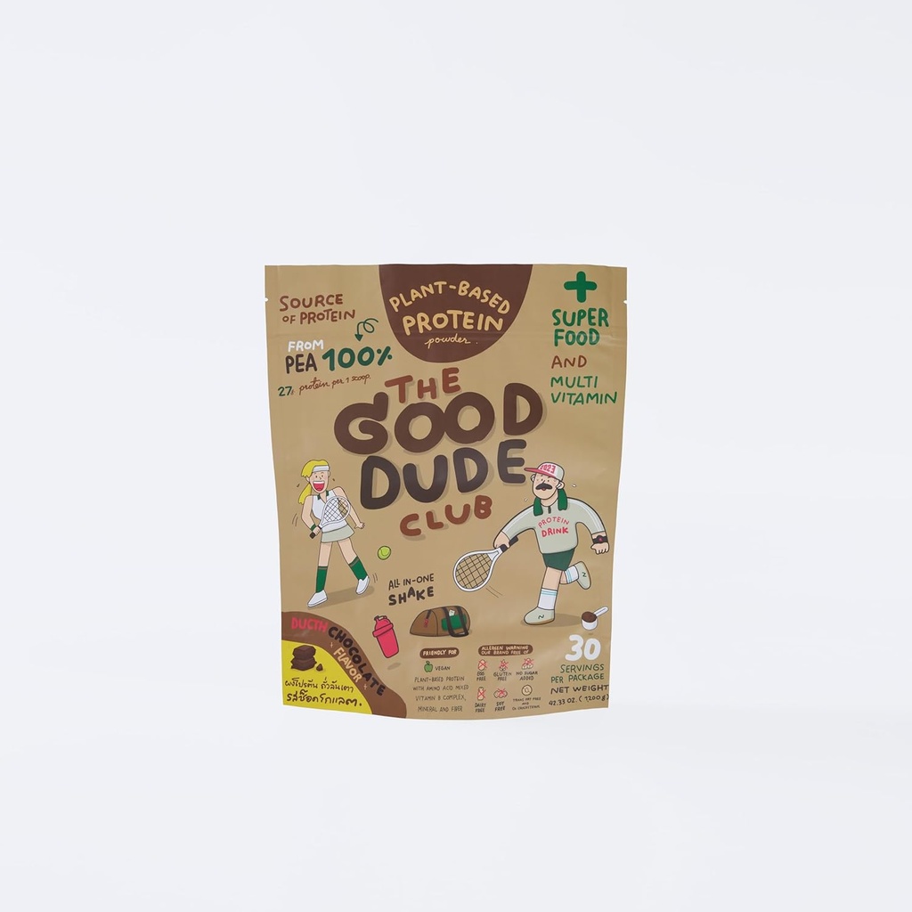 Premium Pea Protein Powder, Plant based with BCAA, Easy to Digest French 124; Vitamíny & Minerály French 124; Gluten & Dairy Free French 124; No Sugar Added French 124; Vegan Friendly (Čokoláda)