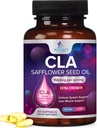 CLA doplněk, konjugovaná kyselina linolová 1560mg - Extra síla CLA doplňkové pilulky - podpůrný orgán Složení, Lean Muscle Tone, & Energy - Kapsle s jamkami, Lepek zdarma, Non- GMO - 60 Softgels