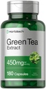 Horbäach Green Tea Extract Kapsle 450mg 1124; 180 Počet 124; Bylinné doplňky 124; Non- GMO a gluten zdarma