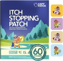Capy Bug Bite Itch Záplaty pro děti - 60 Počet, Cestování & Kempování Essentials, Hydrokortizon Alternative, Itch Relief Nálepky pro Mosquito & Bug Bites