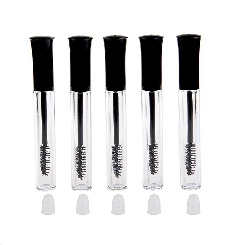 5PCS / 5ML Reuse Empty Eylash Growth Oil Mascara Lahvičky Trubička Držák na Eylash Wand Vials s kartáčem