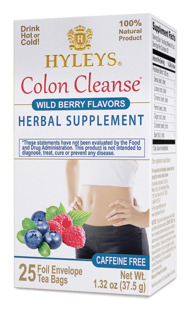 Hyleys Tea Colon Cleanse Wild Berries (1 balení)