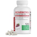 Bronson Resveratrol 500 Komplexní standardizované Trans- Resveratrol + Grape Seed & Red Wine Extract, 120 Kapsle