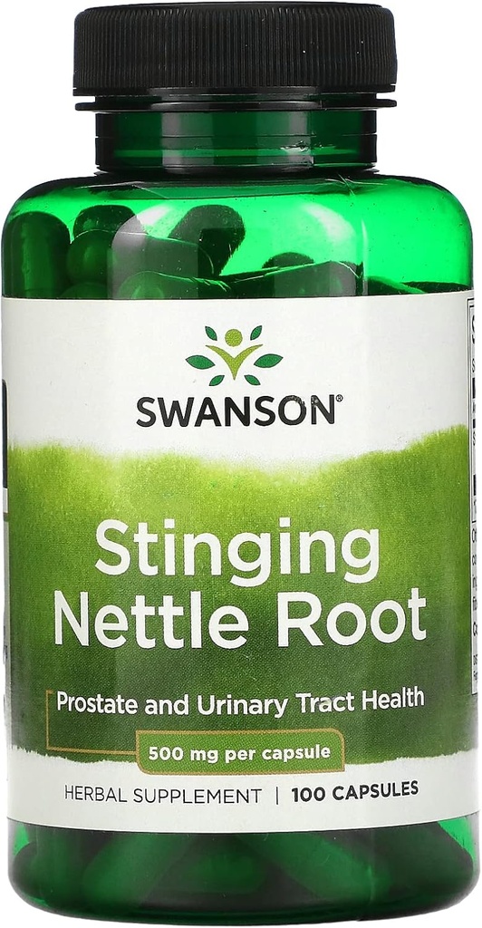 Swanson Stinging Nettle Root 500 Milligram, 100 Caps (balení po 3)