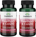 Swanson Hawthorn & Coq10 60 Veg tobolky (2 balení)