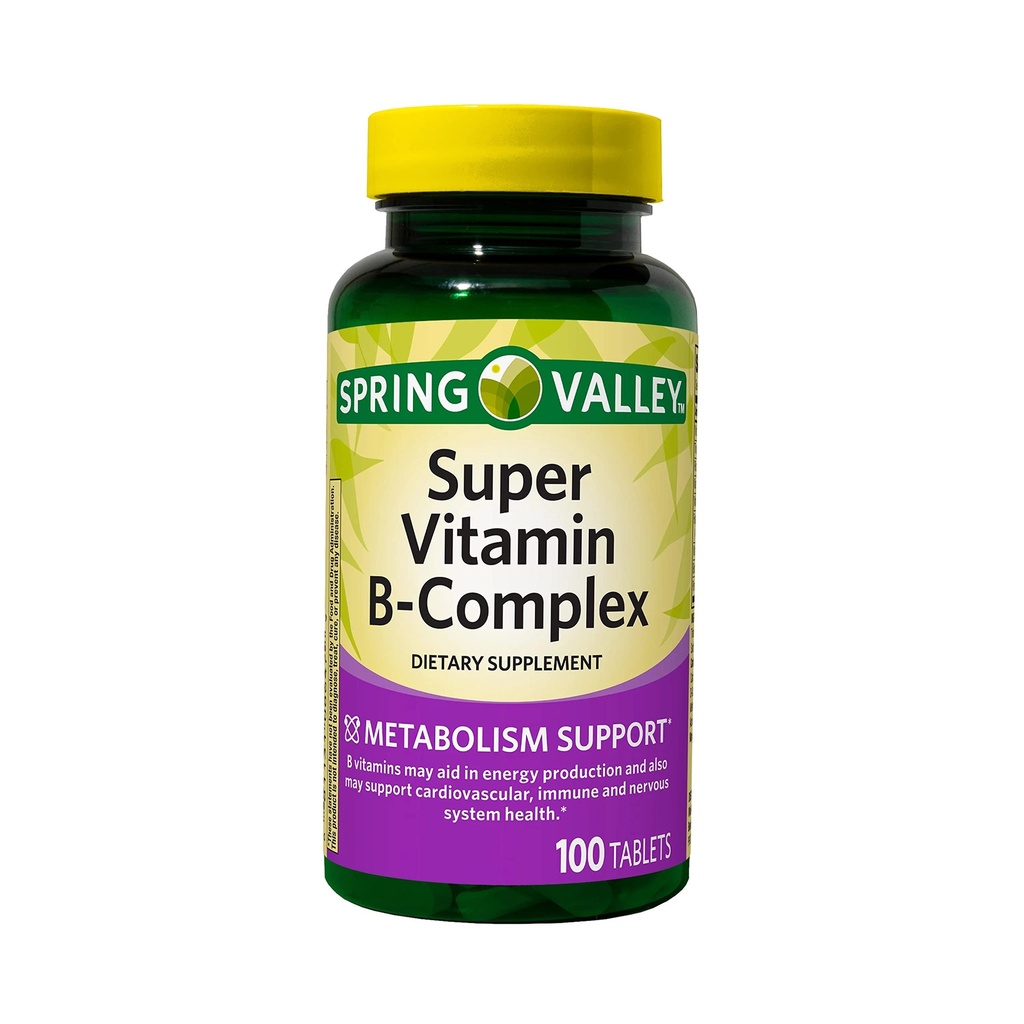 ikj Super Vitamin B-Complex Tablety Dietní dodatek, 100 Počet