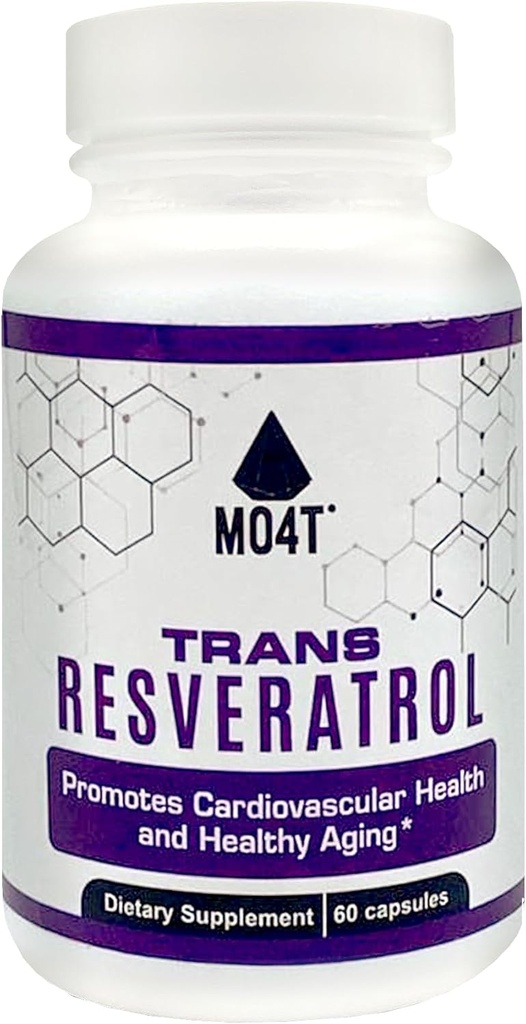 Trans Resveratrol Antioxidant - Pomáhá při boji proti oxidačním stresům - Podporuje zdravé stárnutí - 60 Kapsle