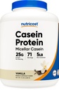 Nutricost Kasein Protein Powder 5lb Vanilla - Micellar Casein, Gluten Free, Non- GMO
