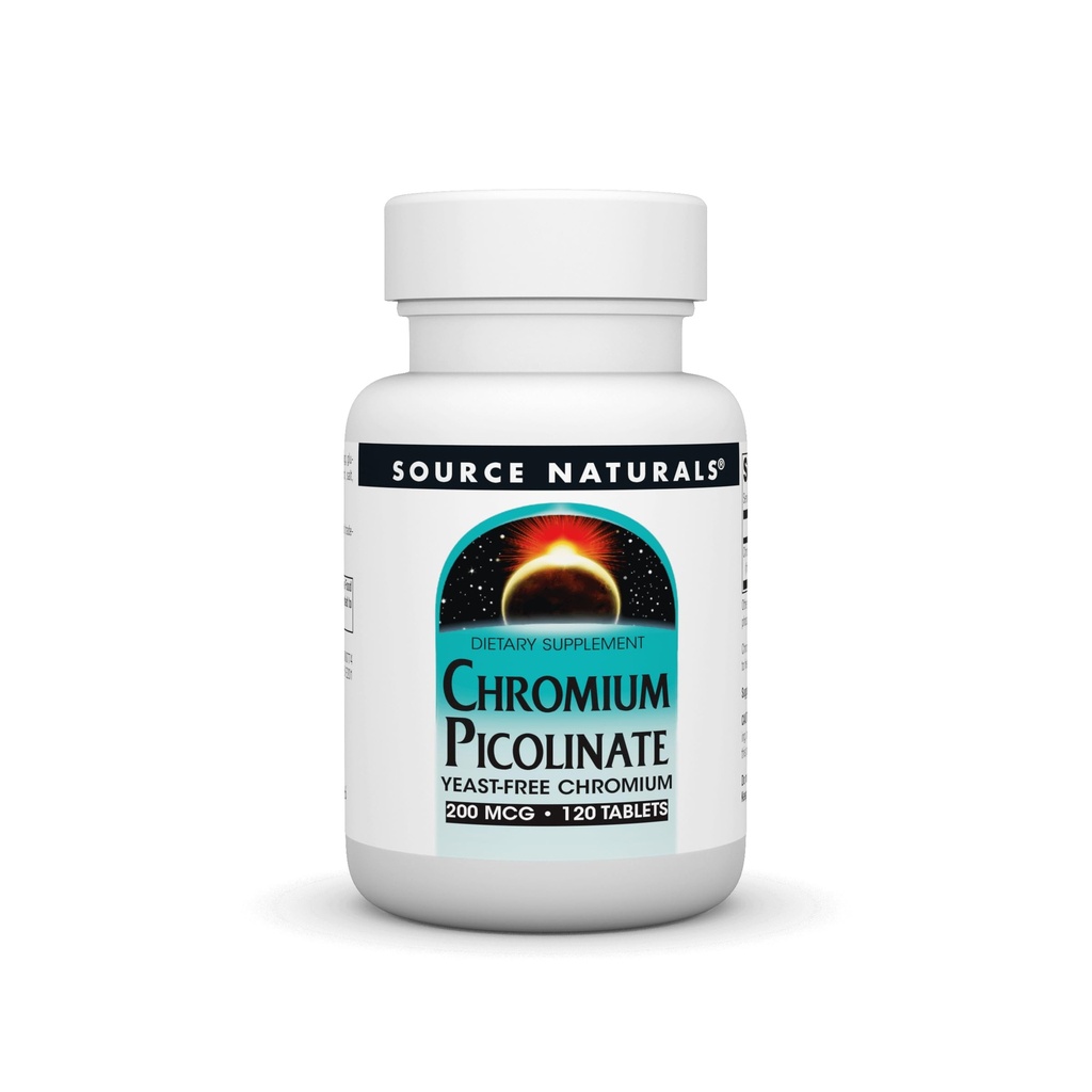 Zdroj Naturals Chrom Pikolinát 200 Mcg Tablet, 120 Počet
