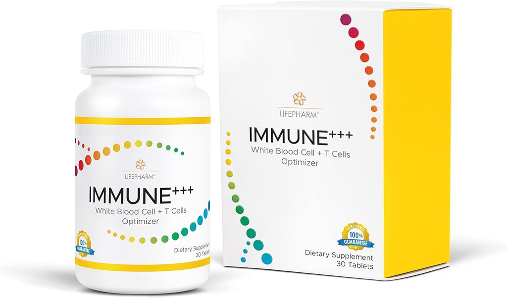 IMMUNE + + + Vitální essentials vitamin C dodatek - 500mg - Zvýšení imunity s 3 výkonnými mísy bylin a botanických složek - Zvýšení bílých krvinek buněk a T buněk - 30 Tablety