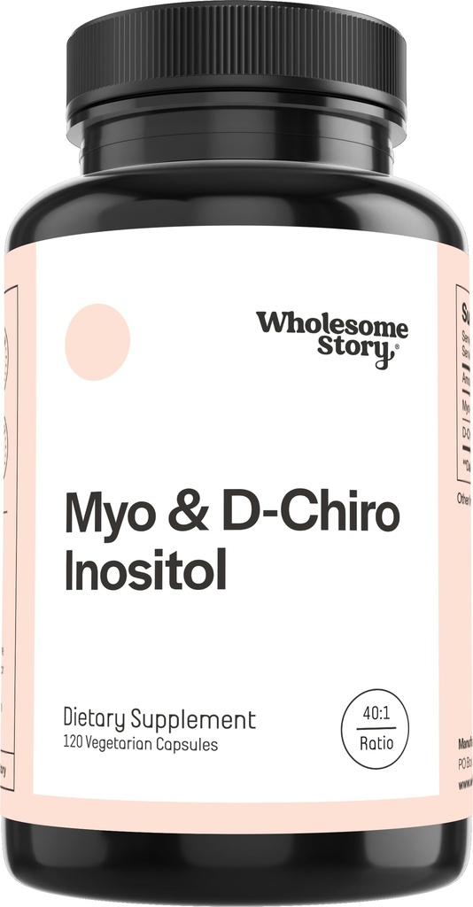 Zdravý příběh Myo- Inositol & D- Chiro Inositol dodatek pro ženy cr124; Plodnost doplňky pro hormonální rovnováhu a ovariální zdravotní podpora cr124; Myoinositol cr124; Ideální 40: 1 poměr cr124; 30 Služeb