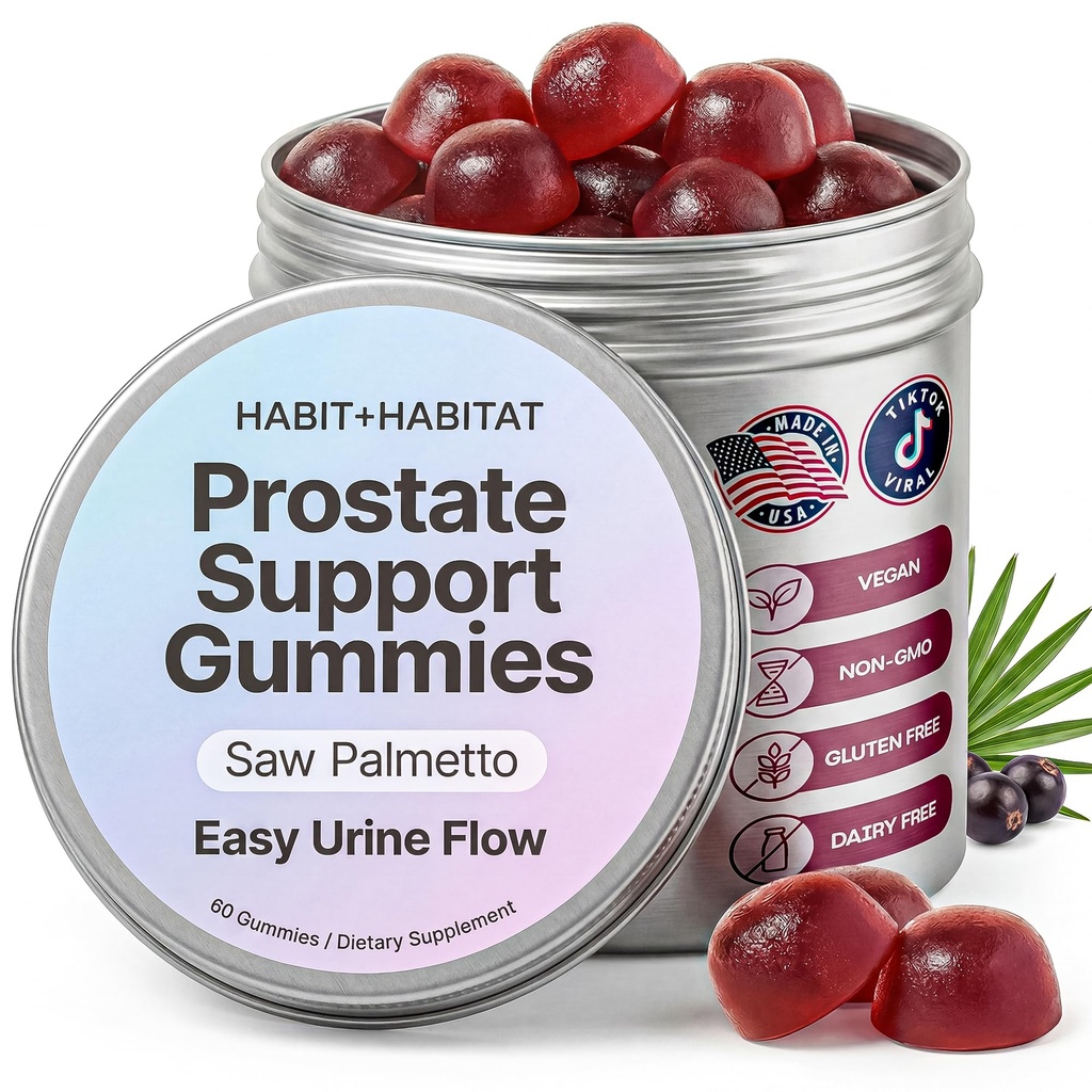 Prostate Shield Gummies - Mužské Prostate Health Urinary s Saw Palmetto & Lycopene