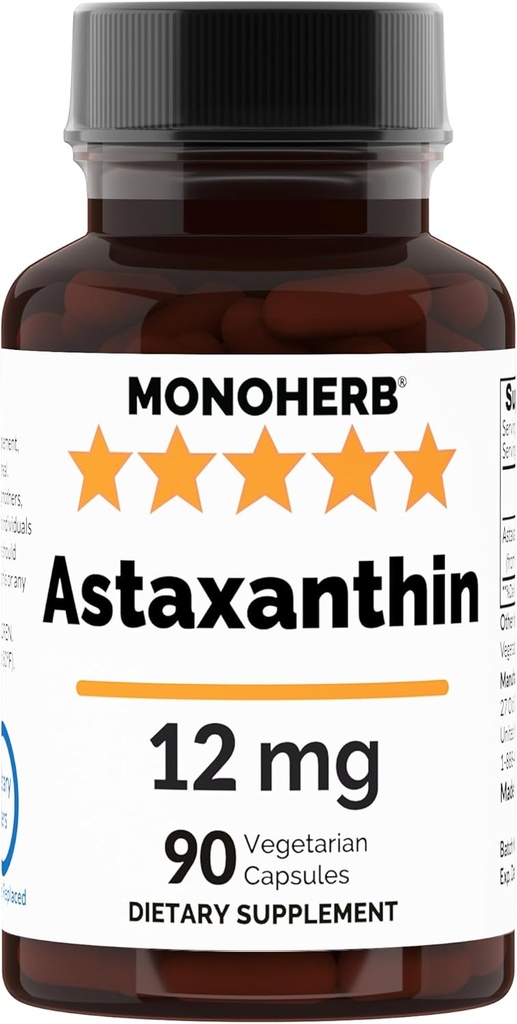 Astaxanthin 12 mg - 90 Veg Kapsle