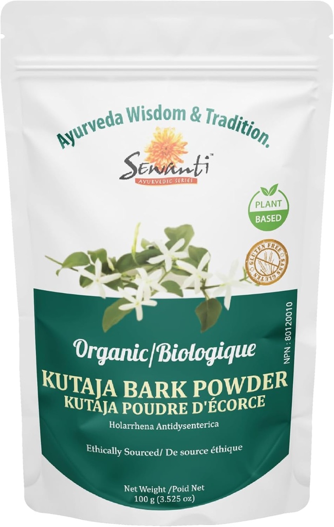Sewanti Kutaja Bark Powder - Vysoká potence 100% přírodní bylinný doplněk pro stravitelný komfort - 100g