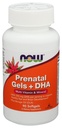 Nyní potraviny Prenatal Gels Plus DHA, 90 CT
