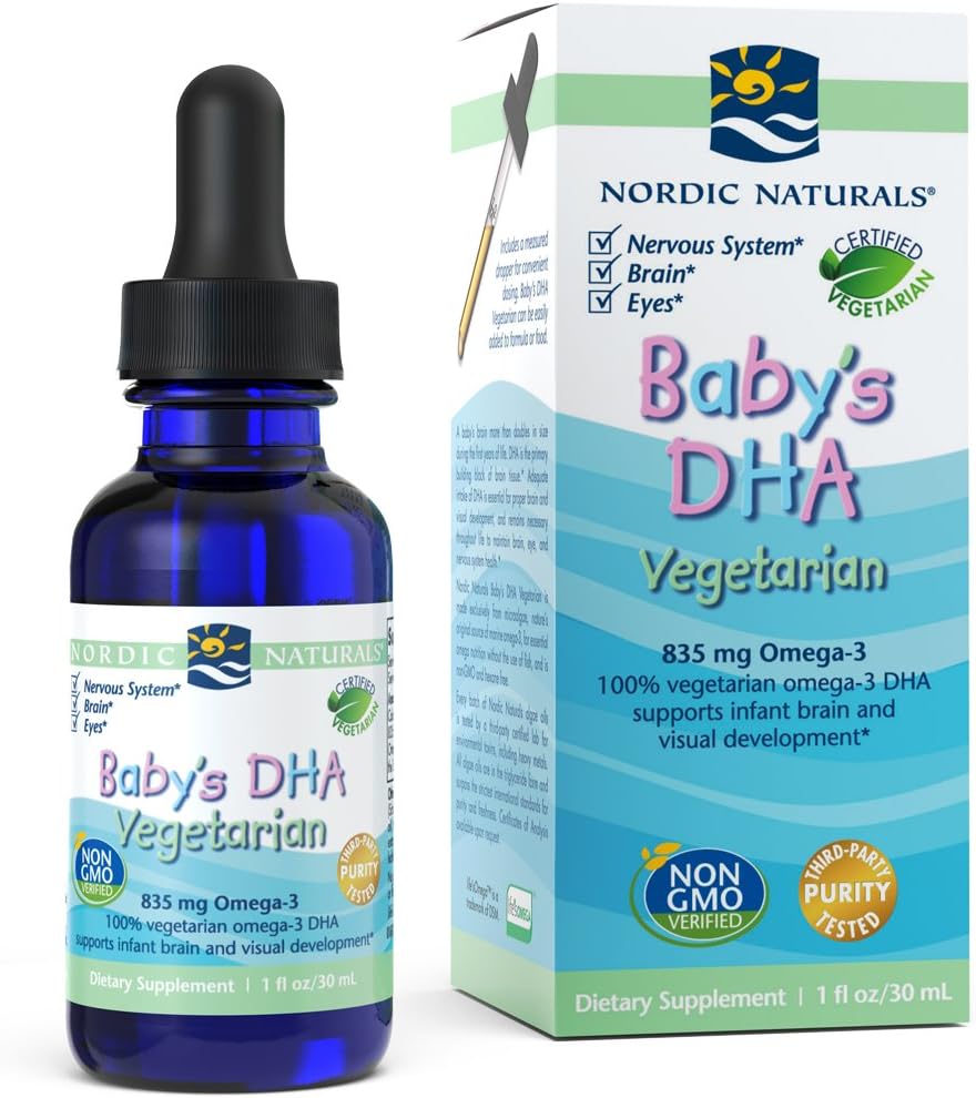 Nordic Naturals - Dětská DHA Vegetariánka, podporuje vývoj mozku a obrazu, 1 Ounce