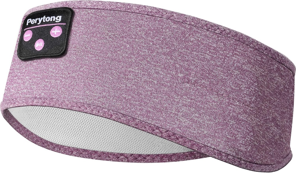 Perytong Spánková sluchátka, Bluetooth Sports Headband Sluchátka s Ultra- Thin HD Stereo reproduktory ideální pro spánek, cvičení, jogging, jóga, Insomnie, Air Travel, Meditace pro Unisex
